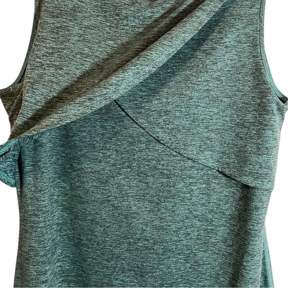 Patagonia Sleeveless Seabrook Dress Heather Teal Green size Medium - Picture 5 of 6